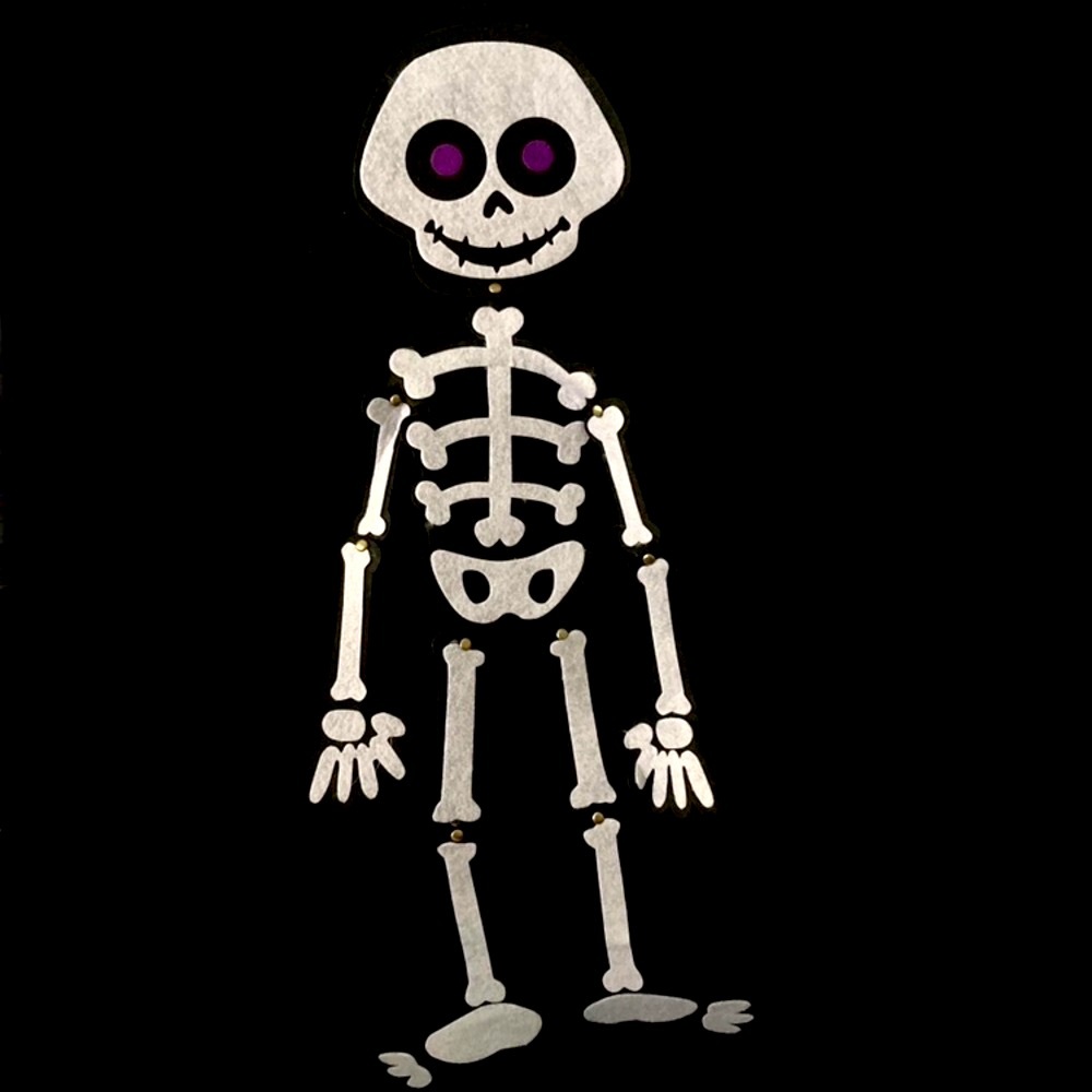 Skeleton Wall Decor Hanging Decoration Bone Halloween Theme Party